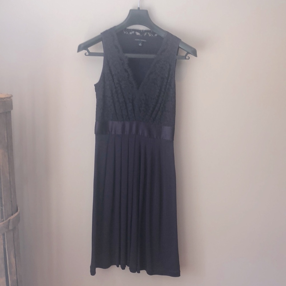 Dark purple dress